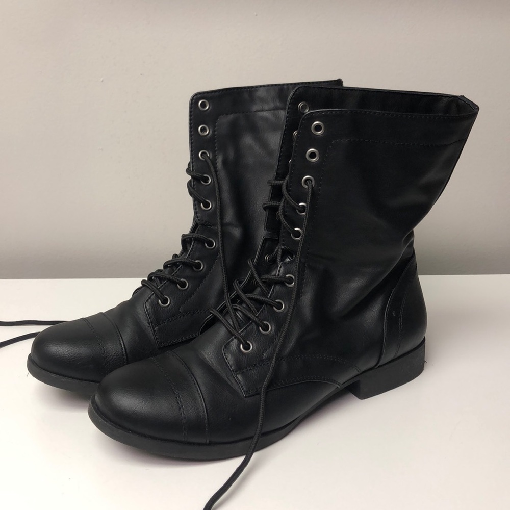 Black Combat Boots